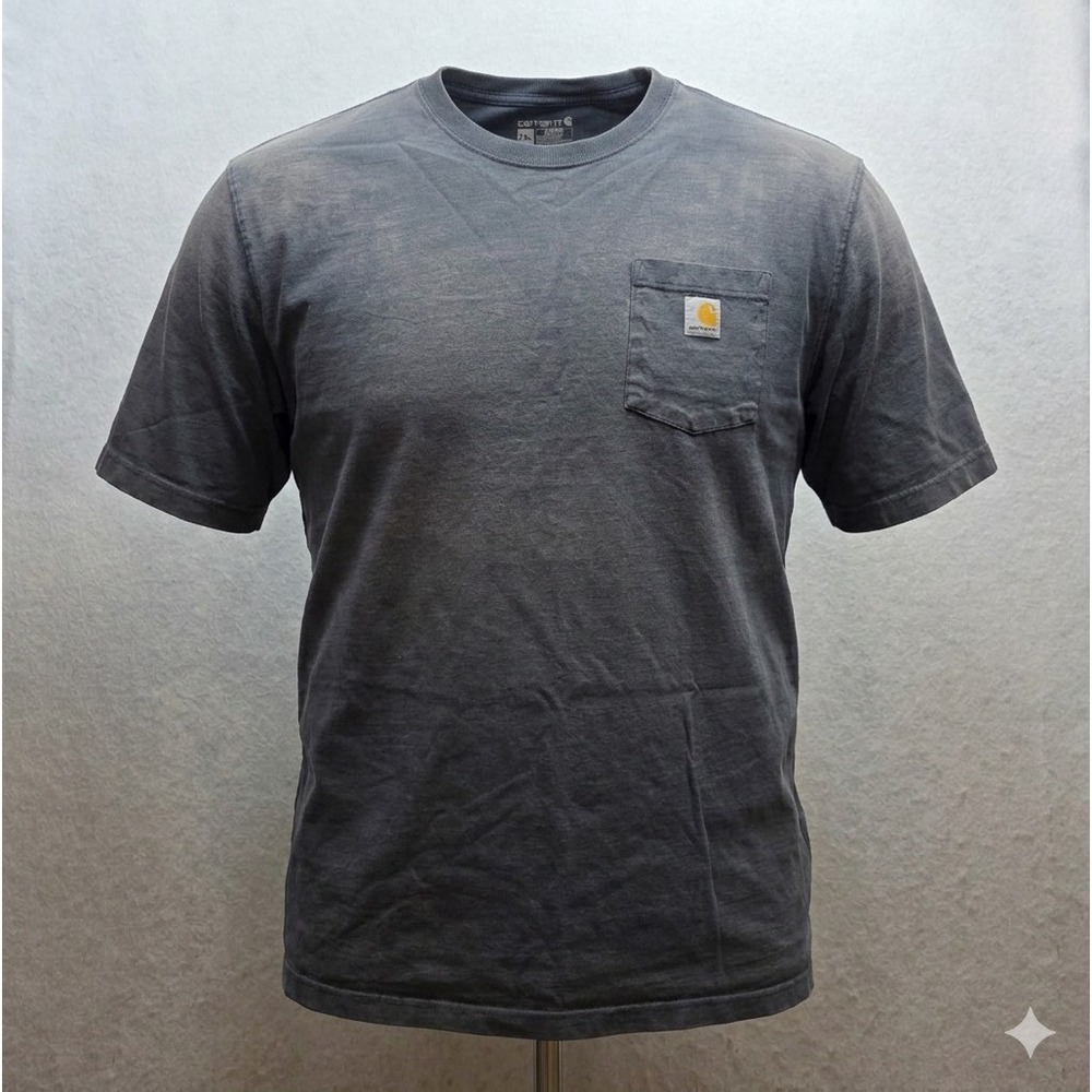 Carhartt Men's Faded Blue Short Sleeve Loose Fit Work T-Shirt. Size 2XL
